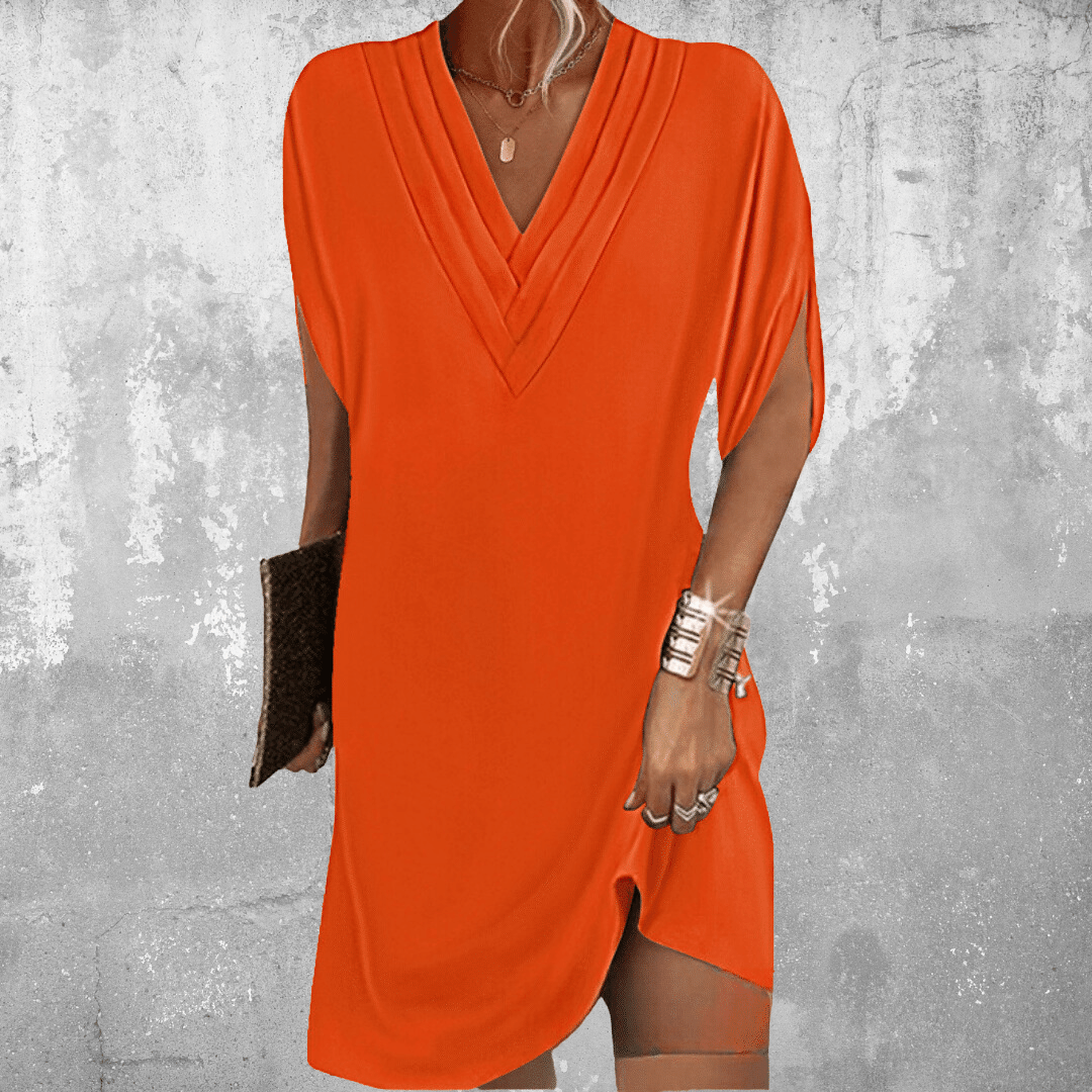 Soléa™ | Timeless V-Neck Dress