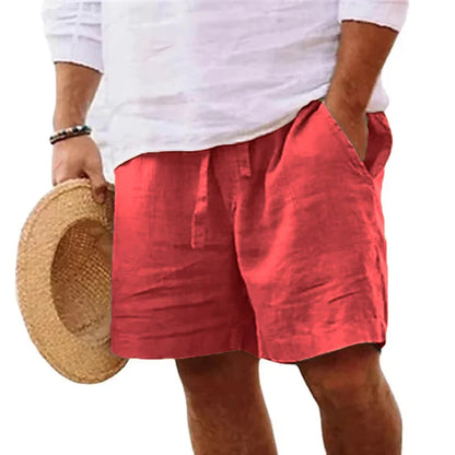 CoastalEase™ | Classic Linen Shorts for Timeless Style