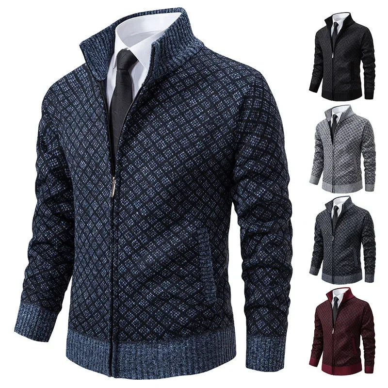 André™ | Elegant Knit Zip-Up Jacket