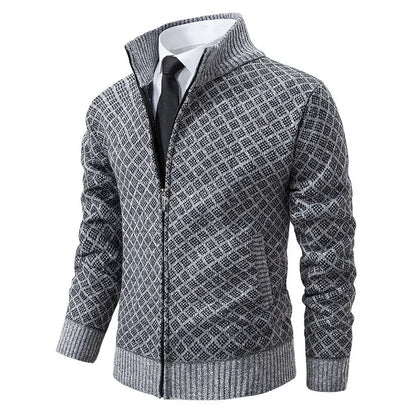 André™ | Elegant Knit Zip-Up Jacket