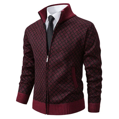 André™ | Elegant Knit Zip-Up Jacket