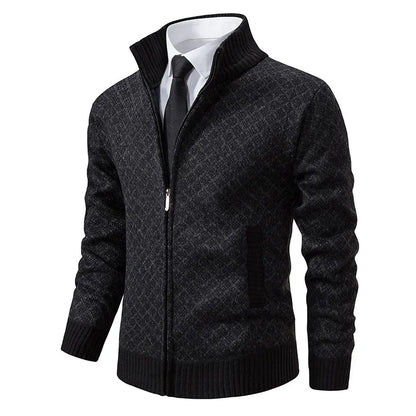 André™ | Elegant Knit Zip-Up Jacket